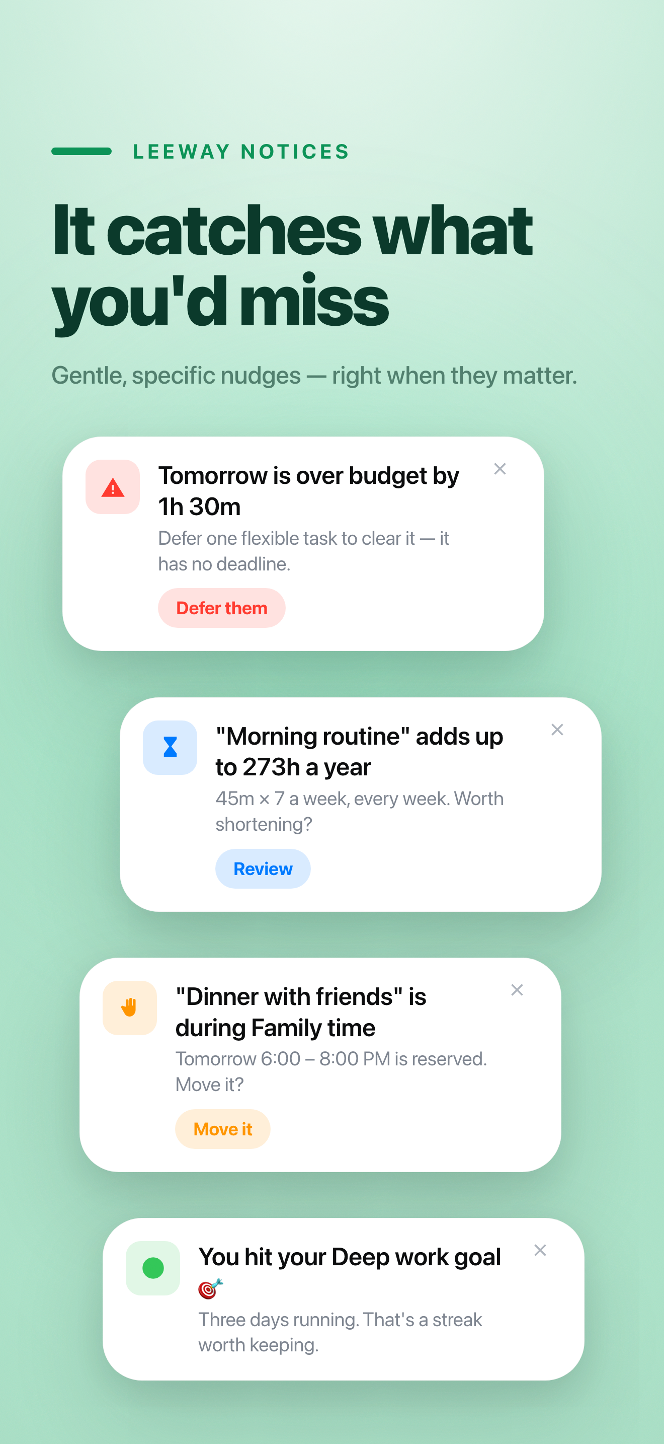 Leeway: Time Budget Planner screenshot 10