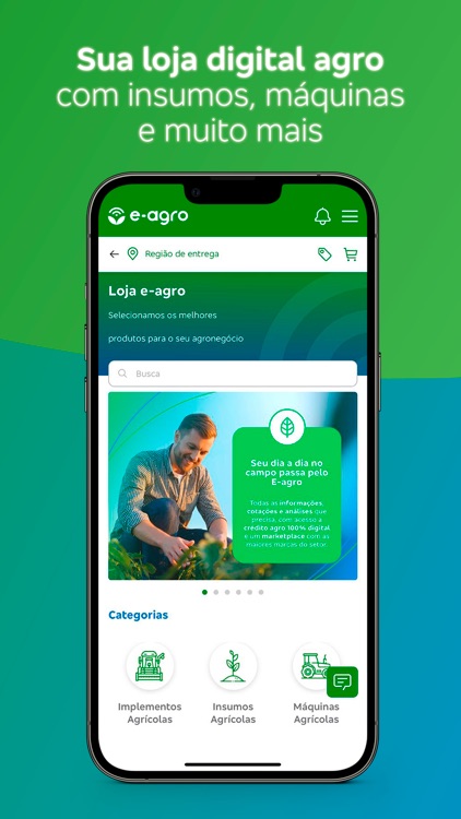 E-agro: Crédito e Marketplace
