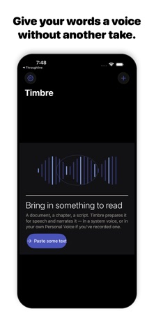 Timbre: Read Aloud Screenshot 1 of 5