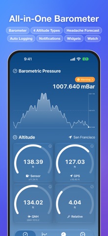 Torr: Barometer Altimeter Screenshot 1 of 5