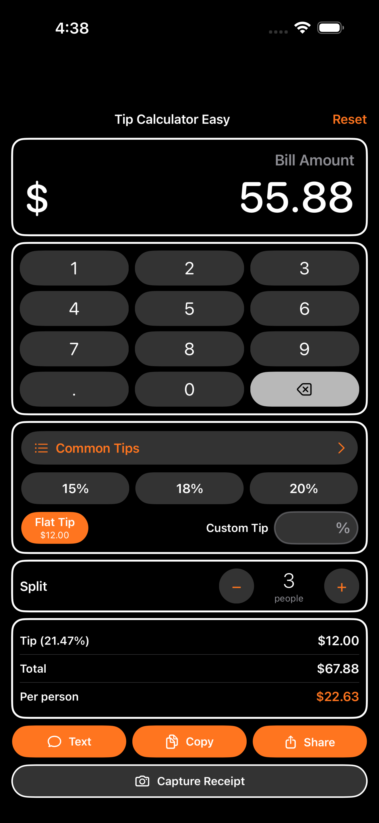 Tip Calculator Easy screenshot 3