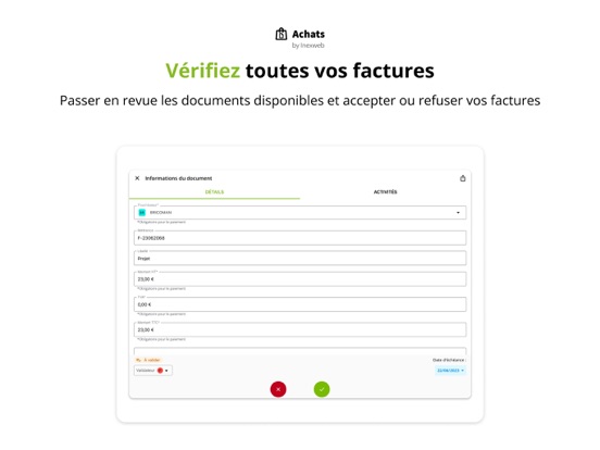 Screenshot #5 pour Achats by Inexweb