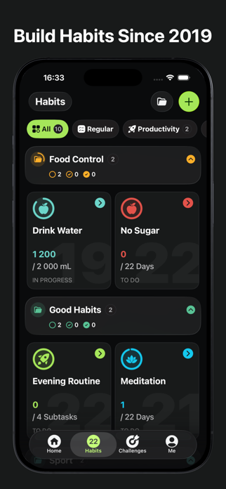 22 Days: Habit Tracker Screenshot 3 of 10