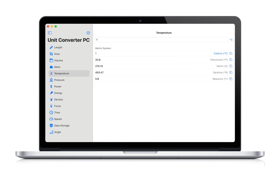 #5. Unit Converter PC (macOS) 由: Xi'an 7kit Technology Co., Ltd.