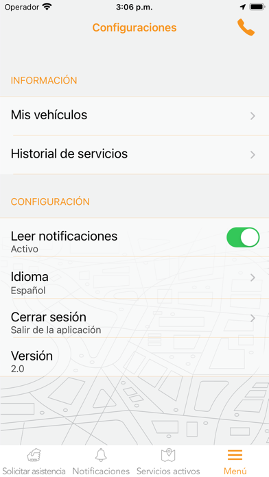 Roble Asistencia Screenshot