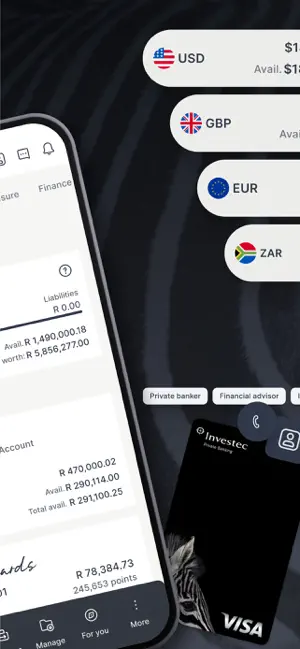 Investec Private Client iPhone screenshot 2