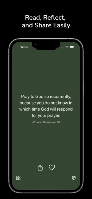 Daily Hadith: Prophet & Imams screenshot 1