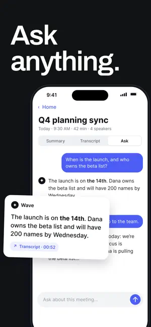 Wave AI Note Taker & Recorder screenshot 6