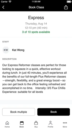 Flux Pilates screenshot 3