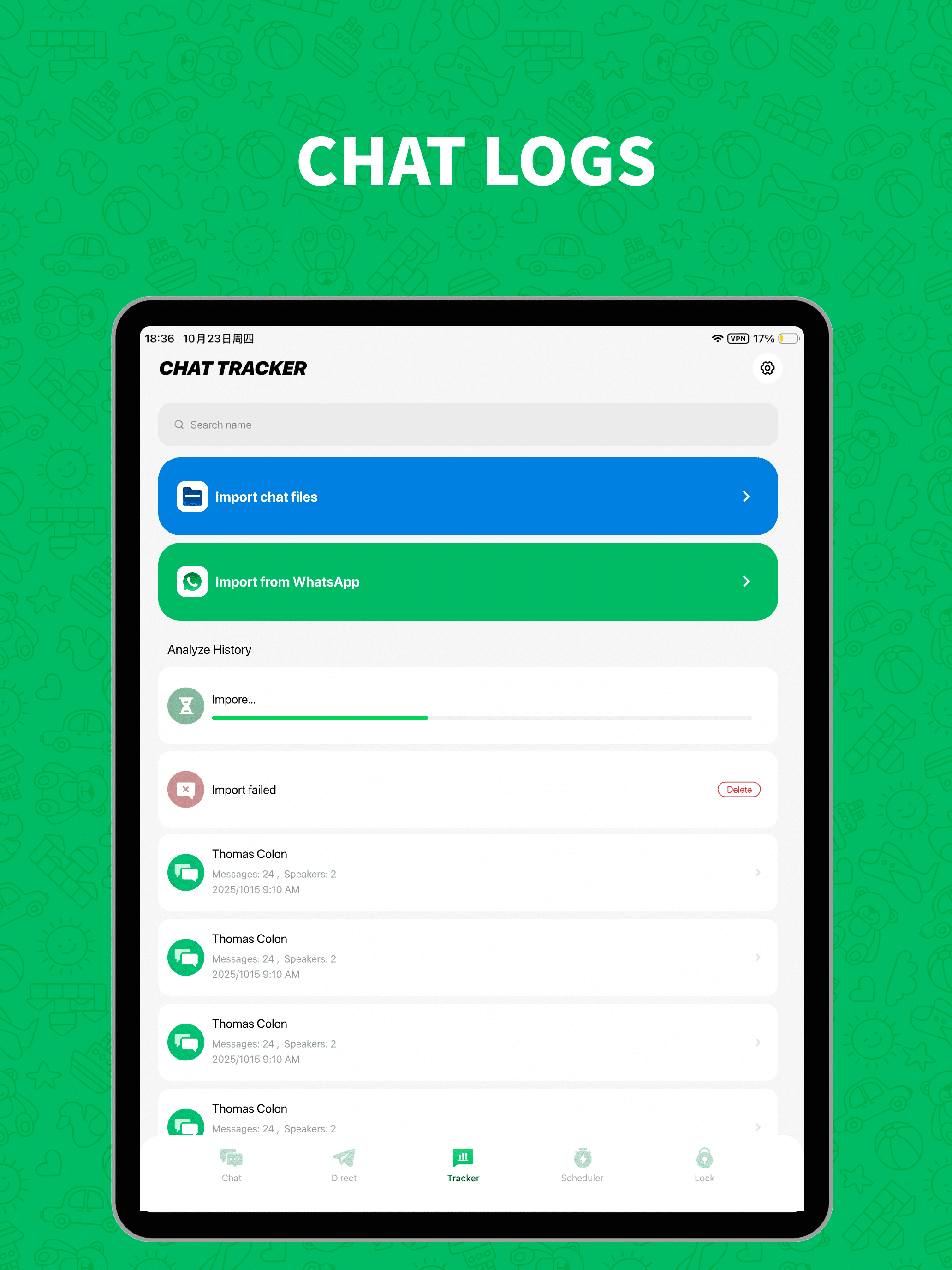 Whats Web - Tracker App