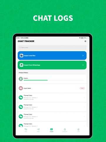 WhatsLog - Chat Tracker iPad screenshot 4