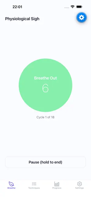 BreathFlow: Breathing Exercise screenshot 1