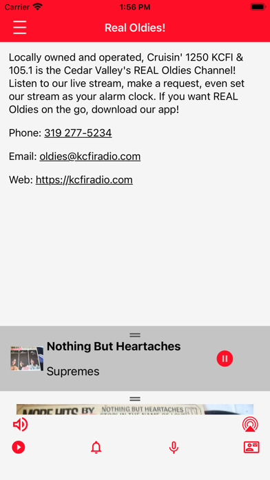 Cruisin 1250 KCFI & 105.1 Screenshot