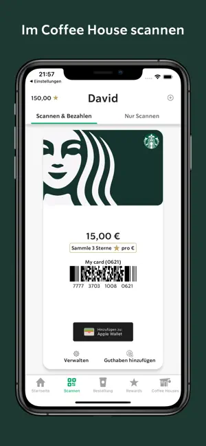 Starbucks® Deutschland iPhone screenshot 3