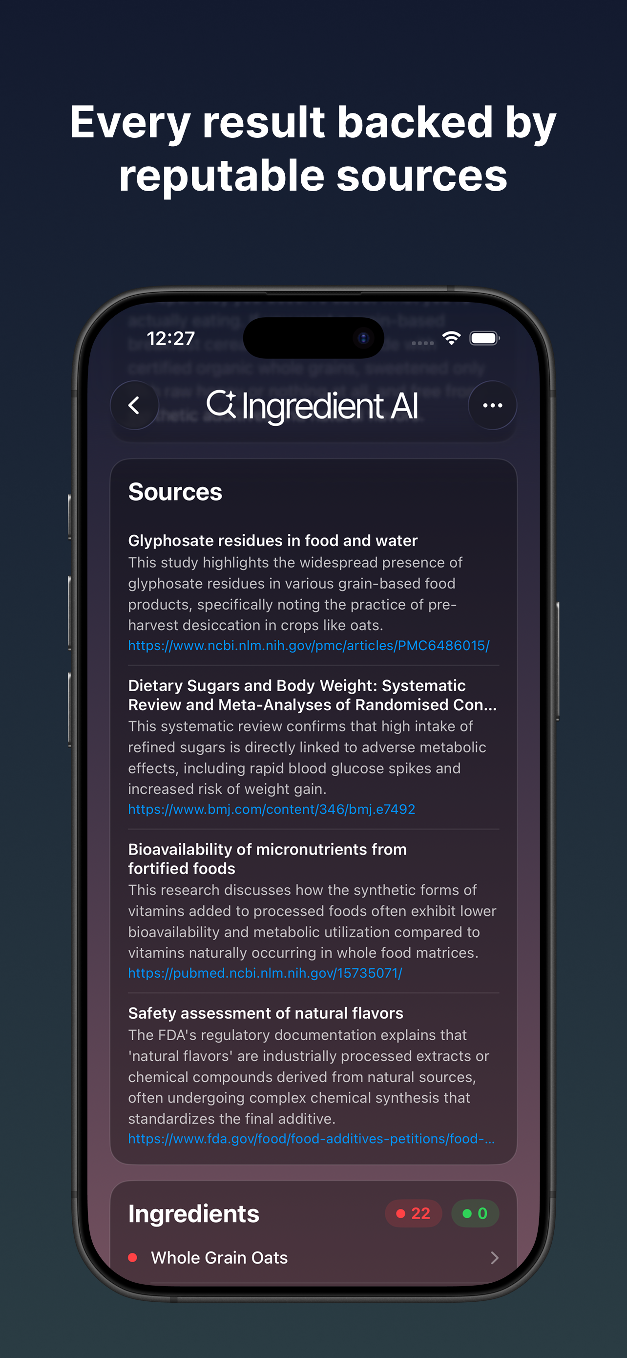 Ingredient AI - Scan Anything