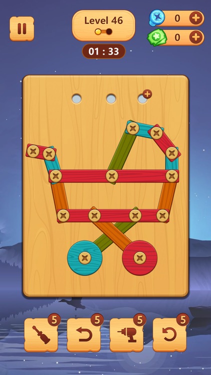 Wood Block Puzzle: Screw Bolts screenshot-5