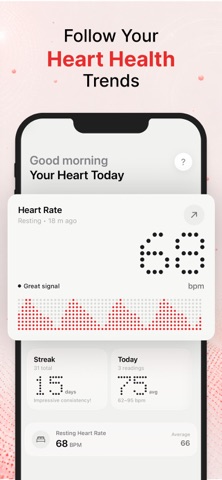 Pulse AI - Heart Rate Monitor iPhone screenshot