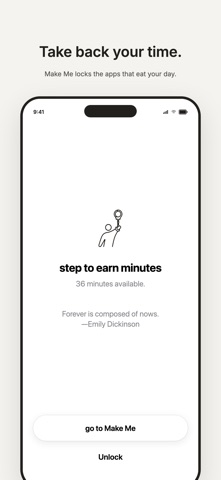 Make Me App Blocker & Alarm Screenshot 1 of 10