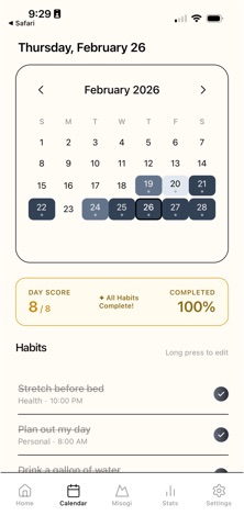 The Misogi App screenshot