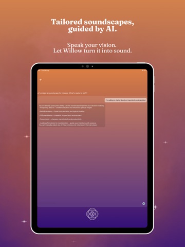 Willowave iPad screenshot