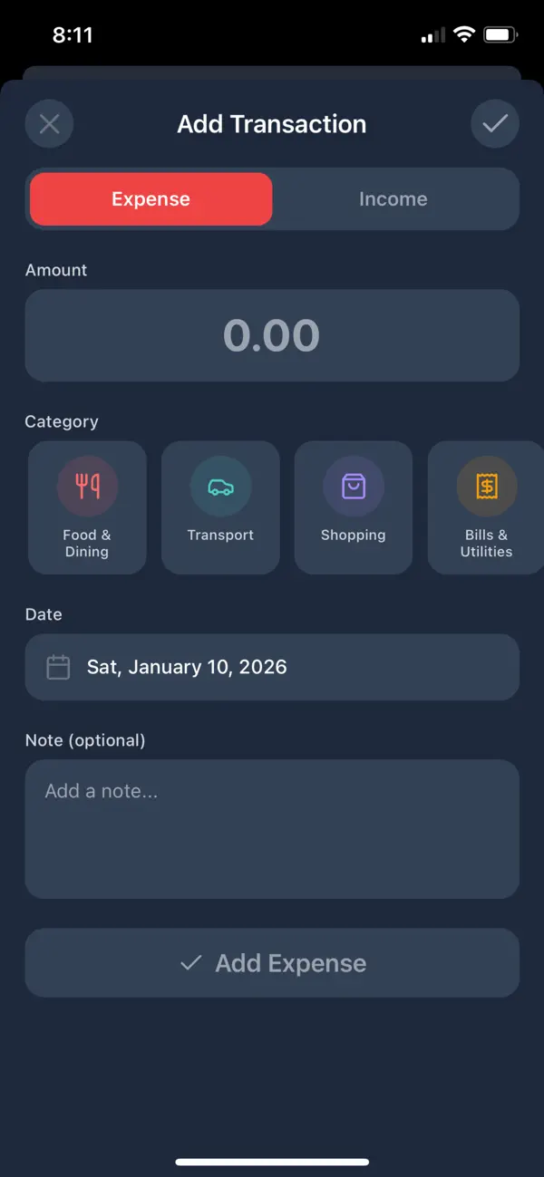 Screenshot #2 pour Lumen Budget Money Manager