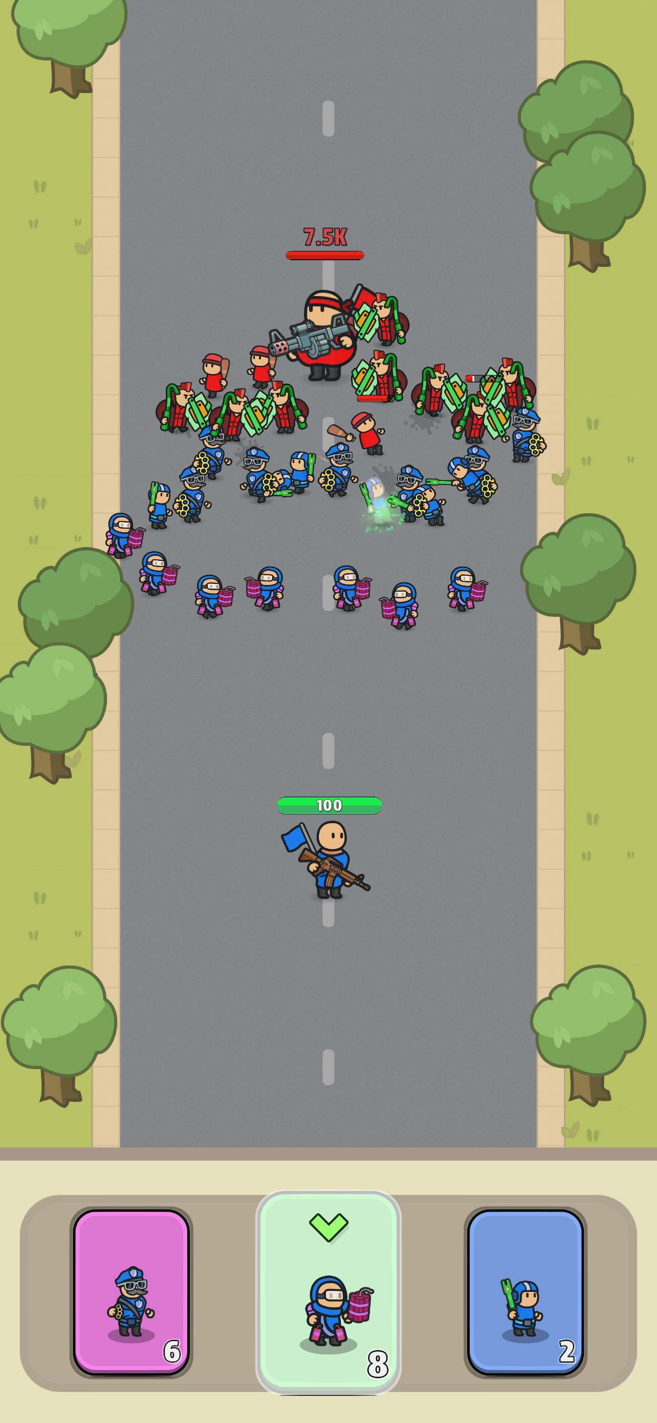 Swipe Heroes: City Battle screenshot 8