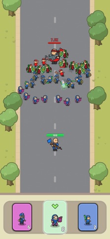 Swipe Heroes: City Battle screenshot