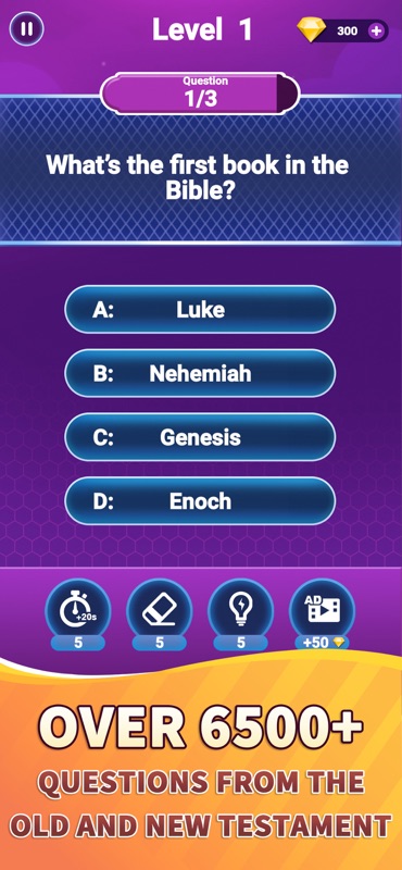 Bible Trivia - Bible Quiz Game screenshot 3