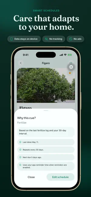 LeafCue: Plant Care Tracker screenshot 2