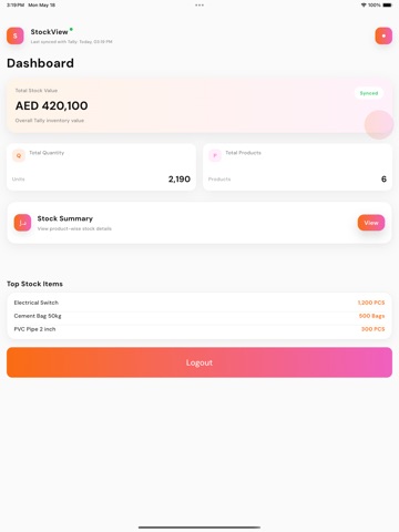App screenshot
