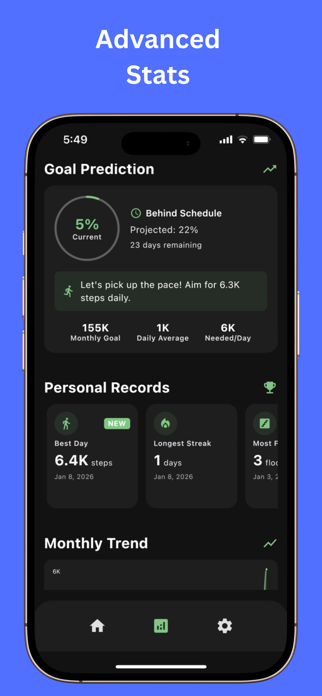 Step Counter  : StepMind Screenshot 2 of 10