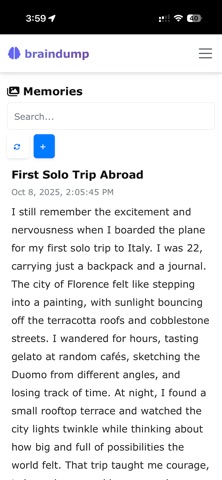 braindump.ai Screenshot 9 of 10