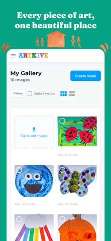 Artkive - Save Kids' Art app screenshot