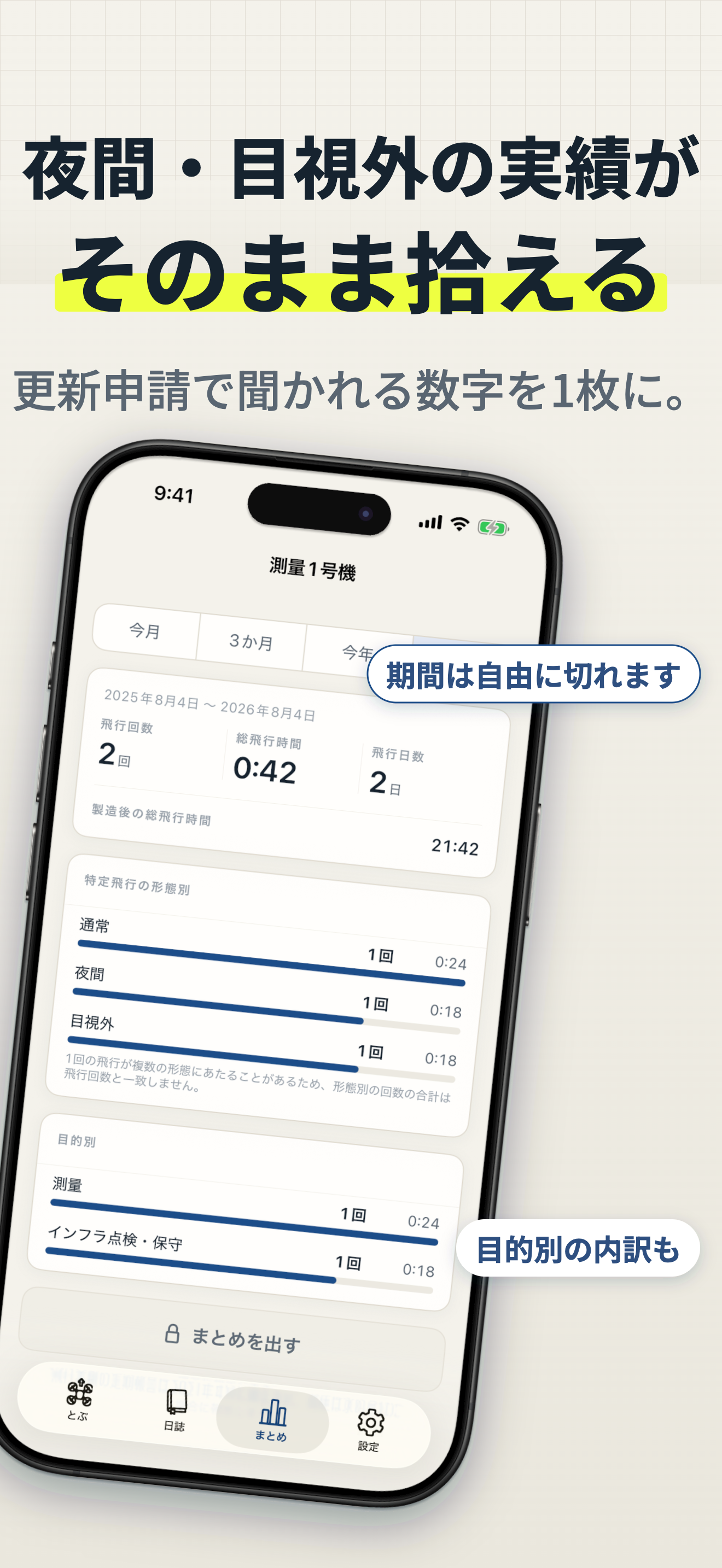 かんたんドローン飛行日誌 - 無人航空機の飛行記録・台帳 screenshot 5