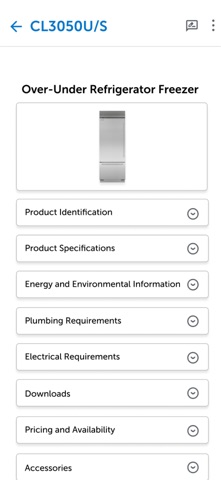 Mobile Specifications App iPhone screenshot