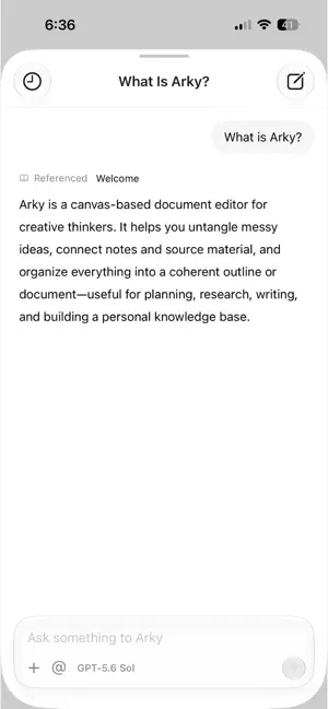 Arky - Your Knowledge Canvas screenshot 4