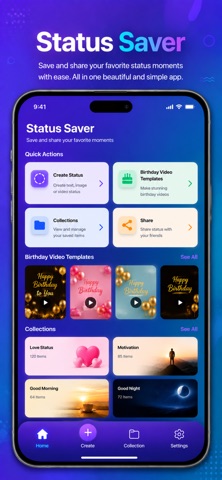 Status Saver - Status Videos iPhone screenshot