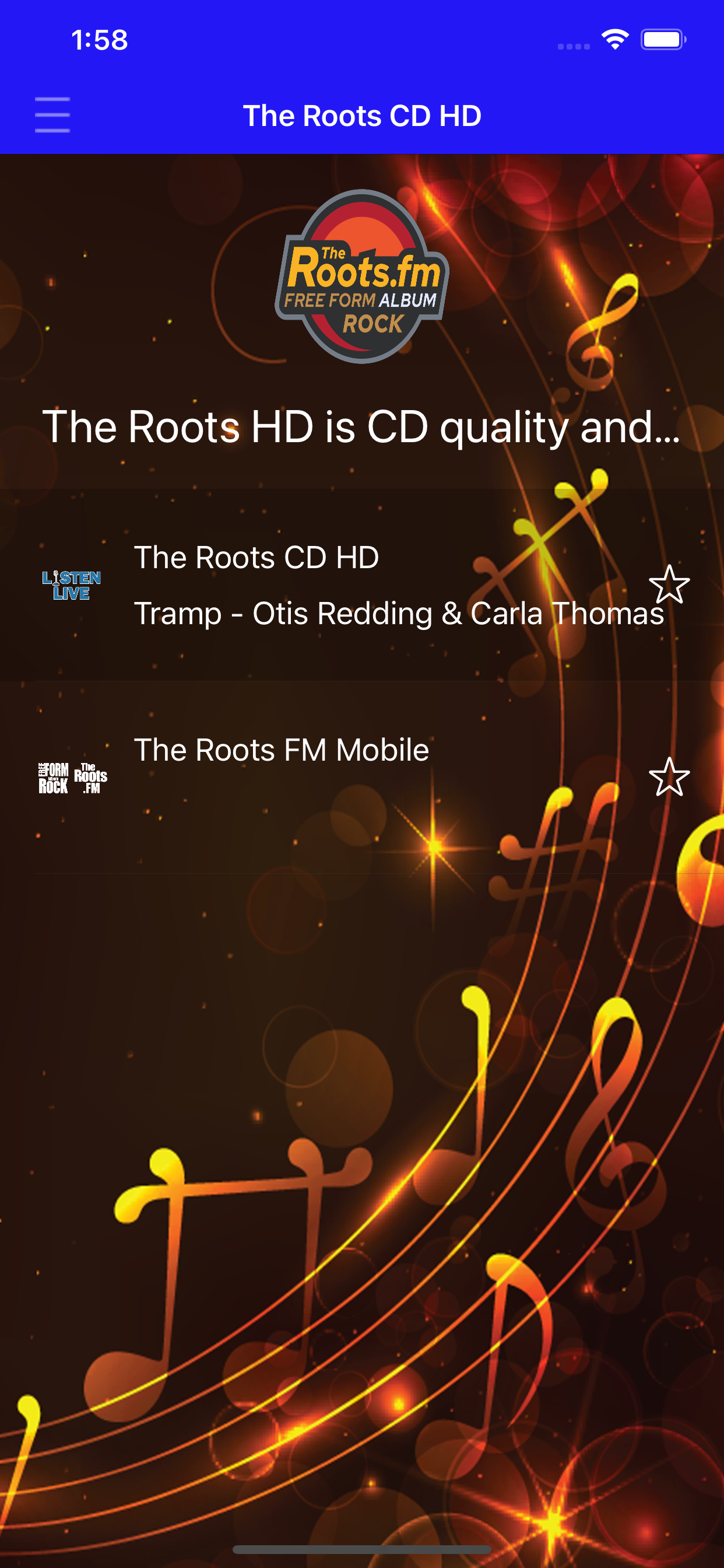 The Roots HD Radio screenshot 2