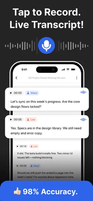 Koonote: AI Meeting Note Taker screenshot 2