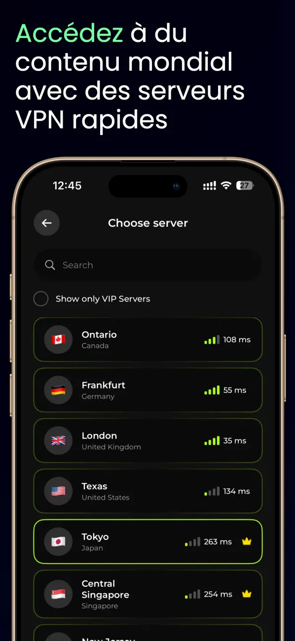 Screenshot #3 pour PROVPN - Fast & Secure