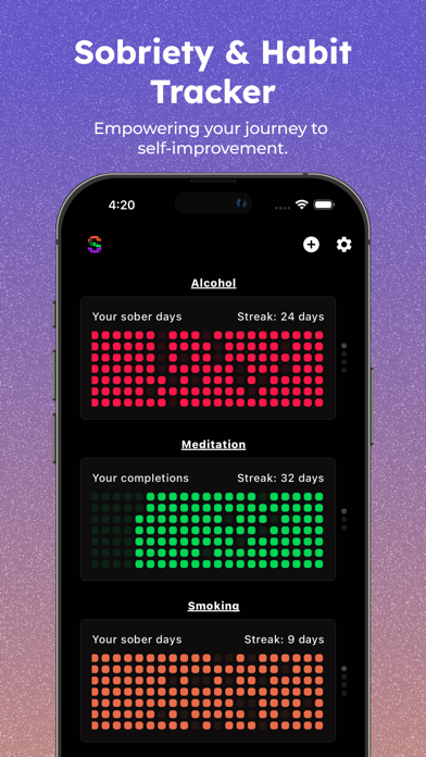 Sober: Habit Addiction Tracker Screenshot