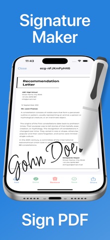Signature Maker Sign PDF screenshot