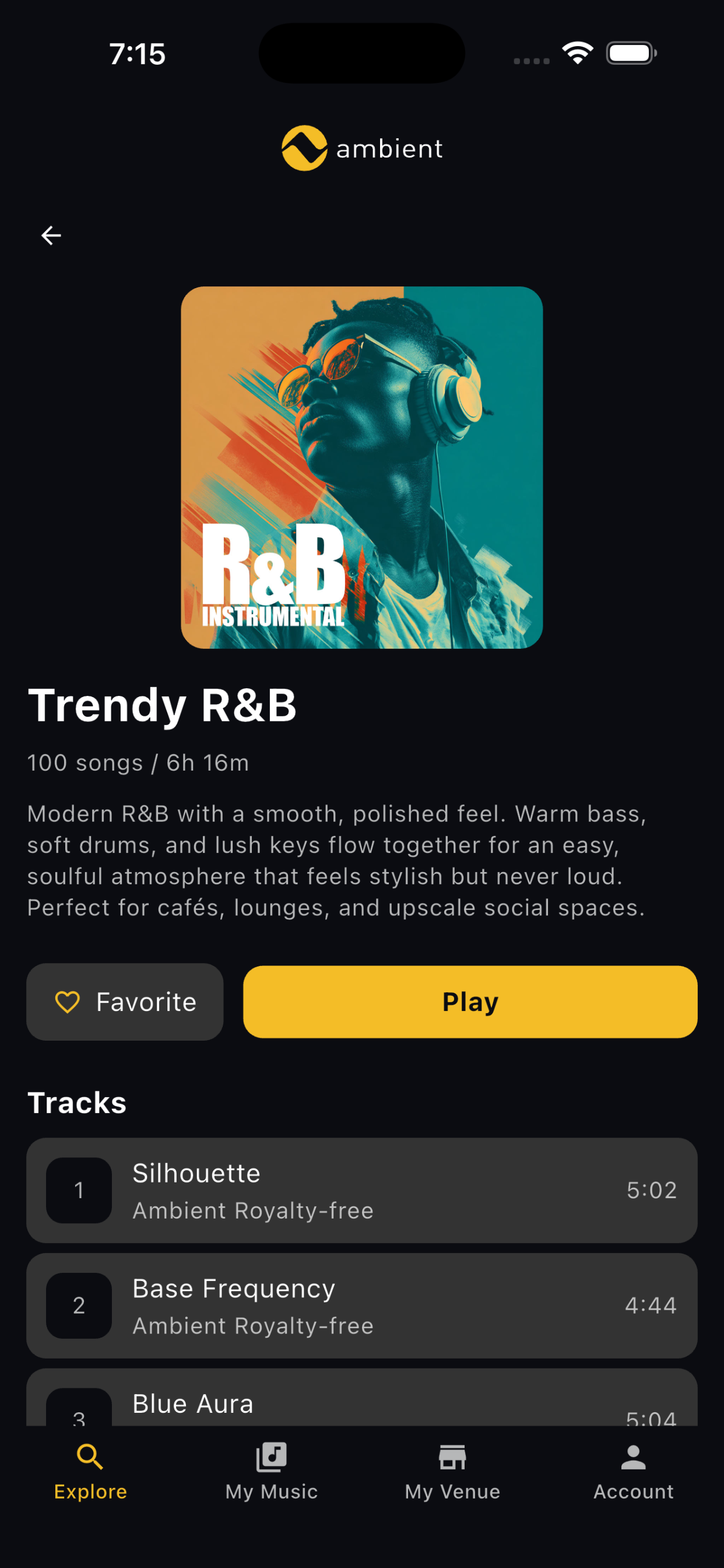 Ambient: Background Music screenshot 5