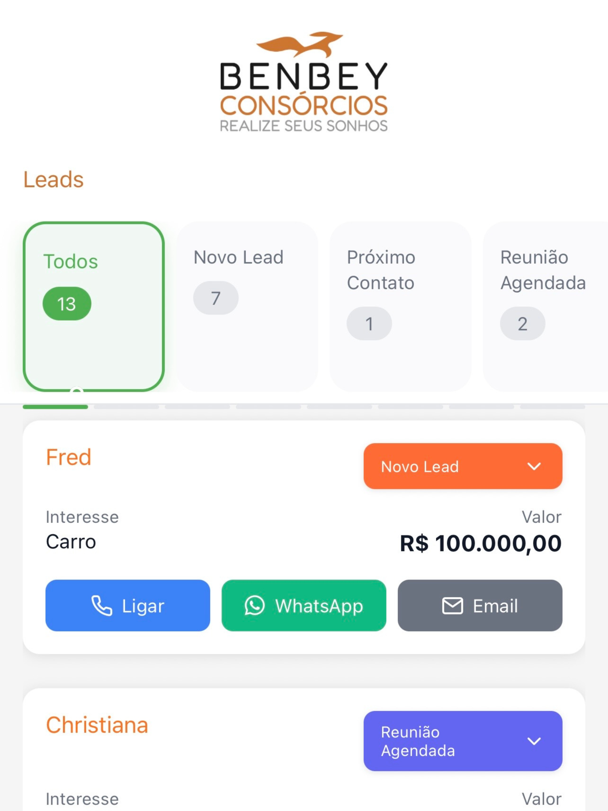 Benbey Consórcios screenshot 7