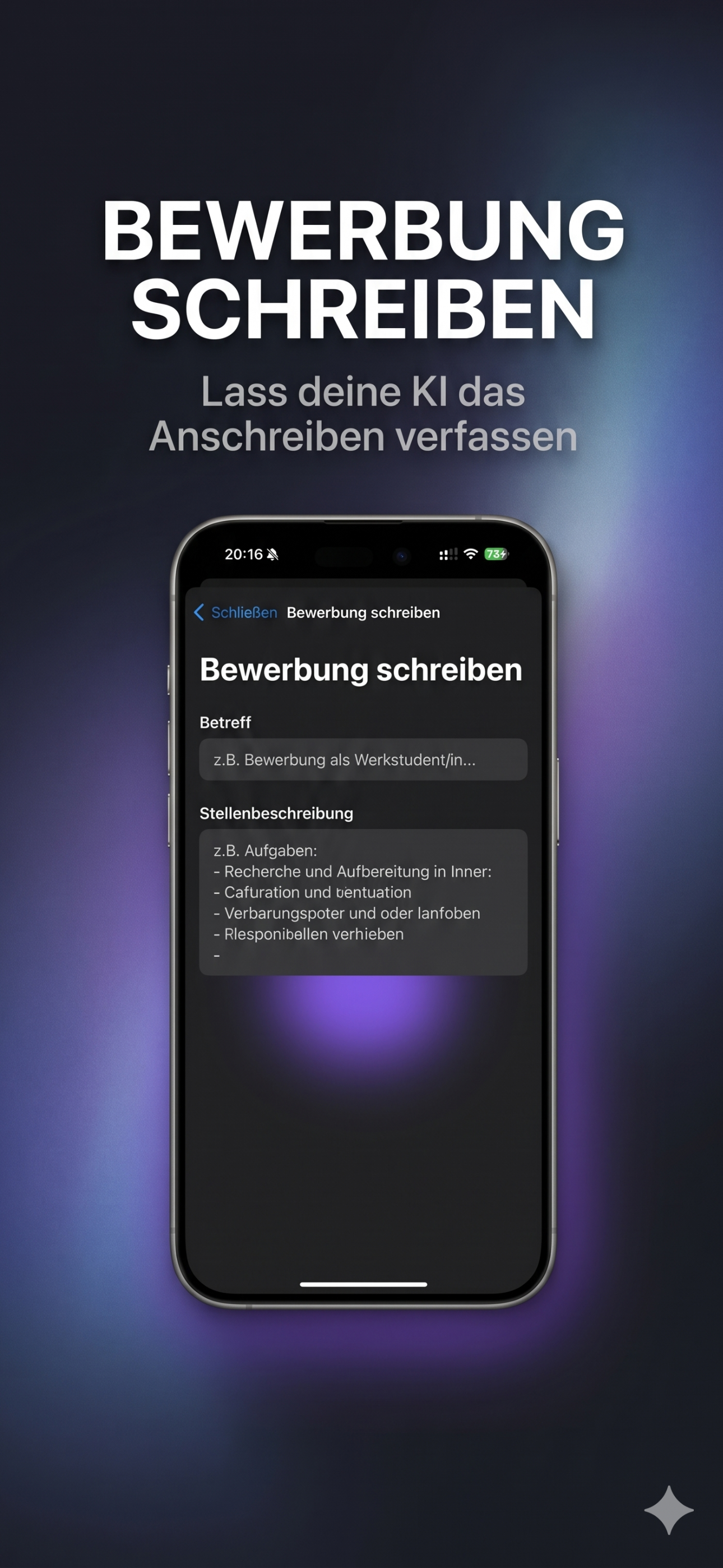 KI Bewerbung screenshot 4