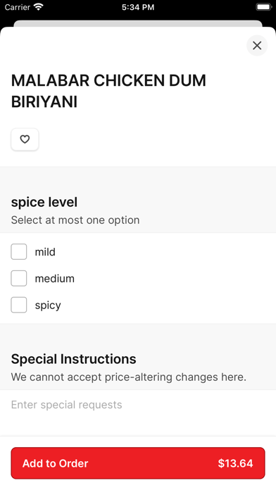 App screenshot