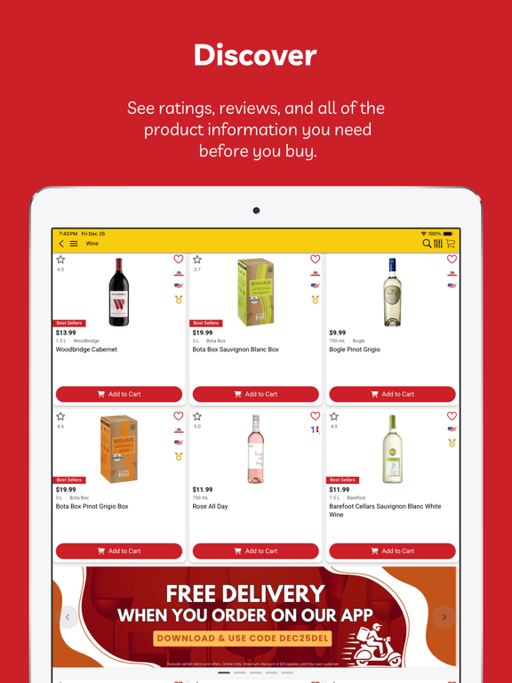 Rayans Discount Liquors iPad screenshot 3 - Shopping app