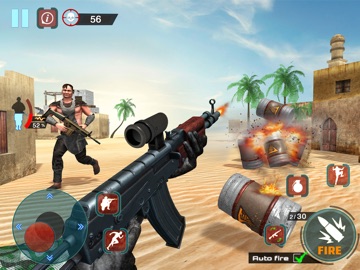 Modern FPS Gun Shooting Game iPad screenshot