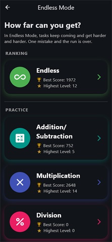 Speed Math The Game iPhone screenshot