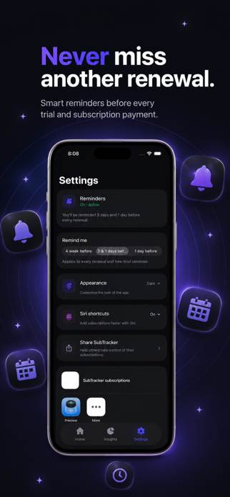 Subscription Track: SubTracker Screenshot 4 of 5